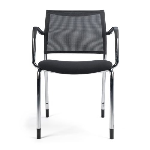 Fauteuil d&rsquo;accueil empilable avec accoudoirs SURF-PA