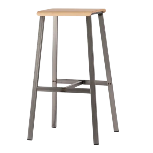Tabouret haut en bois Kala